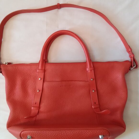 Mackage, large orange red, adjustable straps purse. - Picture 4 of 11